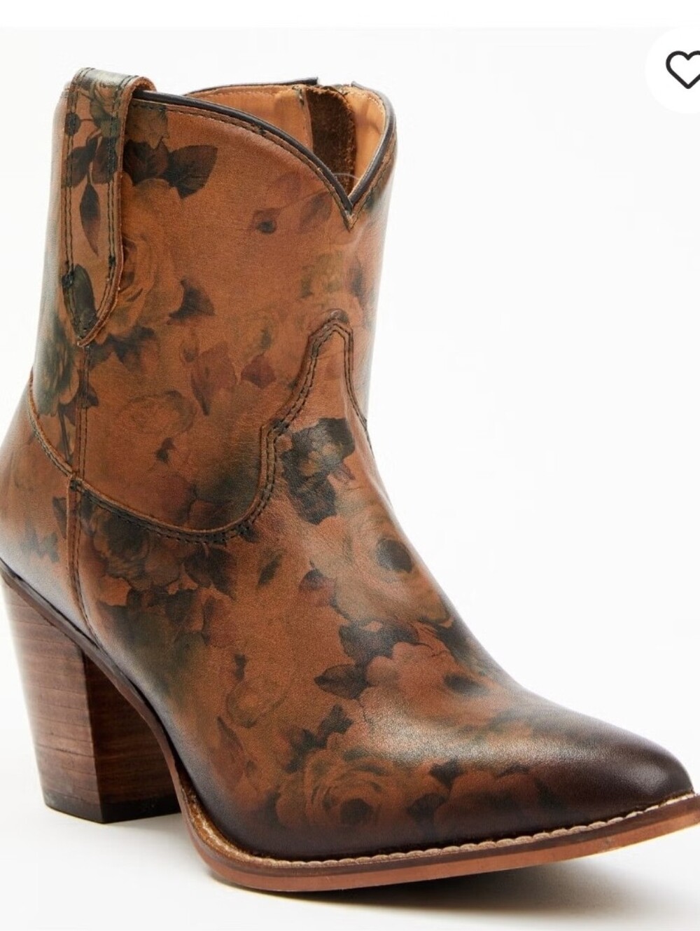 Shyanne Leather Cowboy Booties Size 9